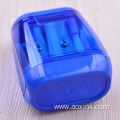 2 Holes Pencil Sharpener Plastic Hand Held School